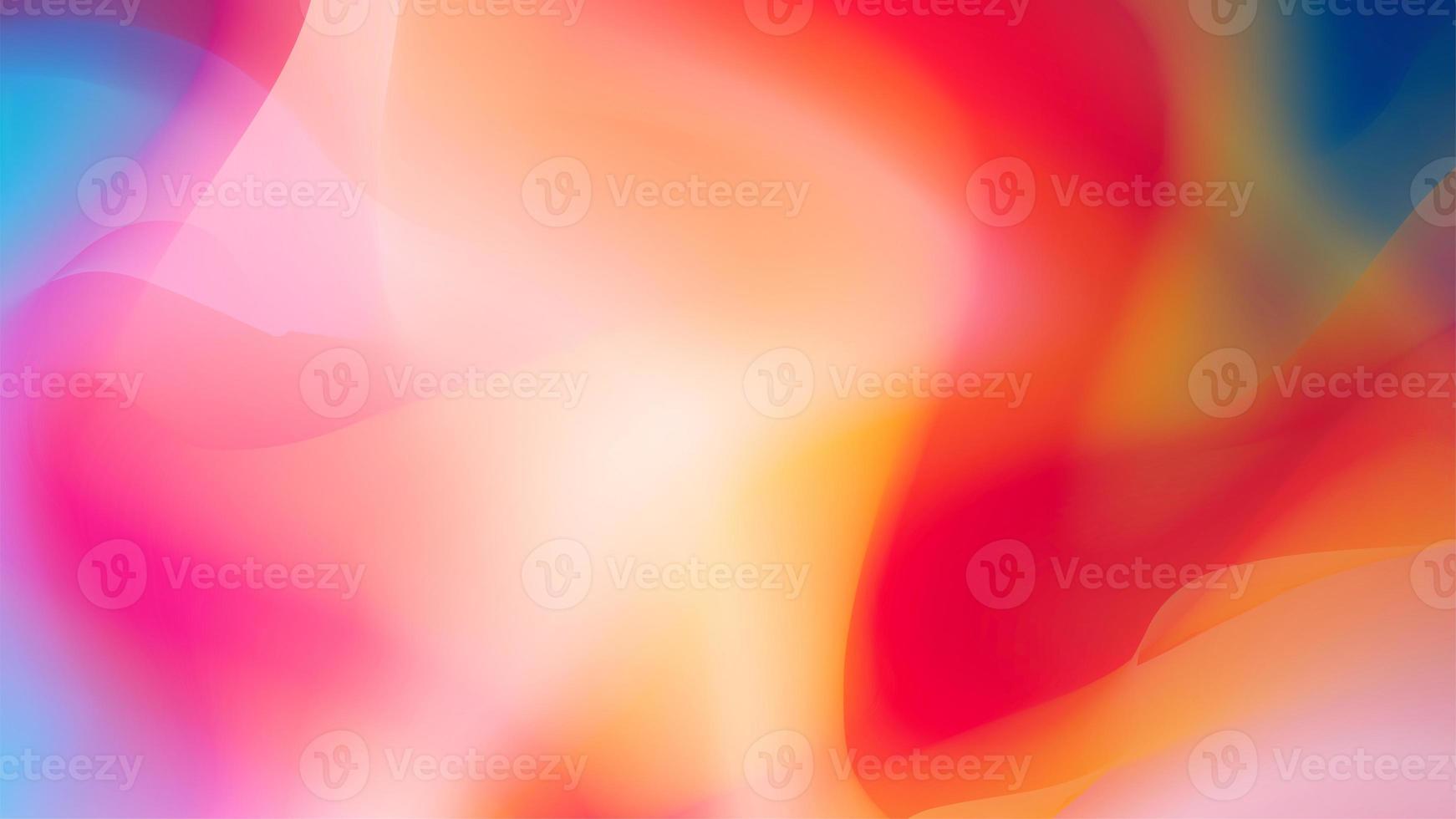 Multicolored Vibrant Gradient Abstract Liquid Marble Background, holographic fluid, Smooth transitions of iridescent colors photo