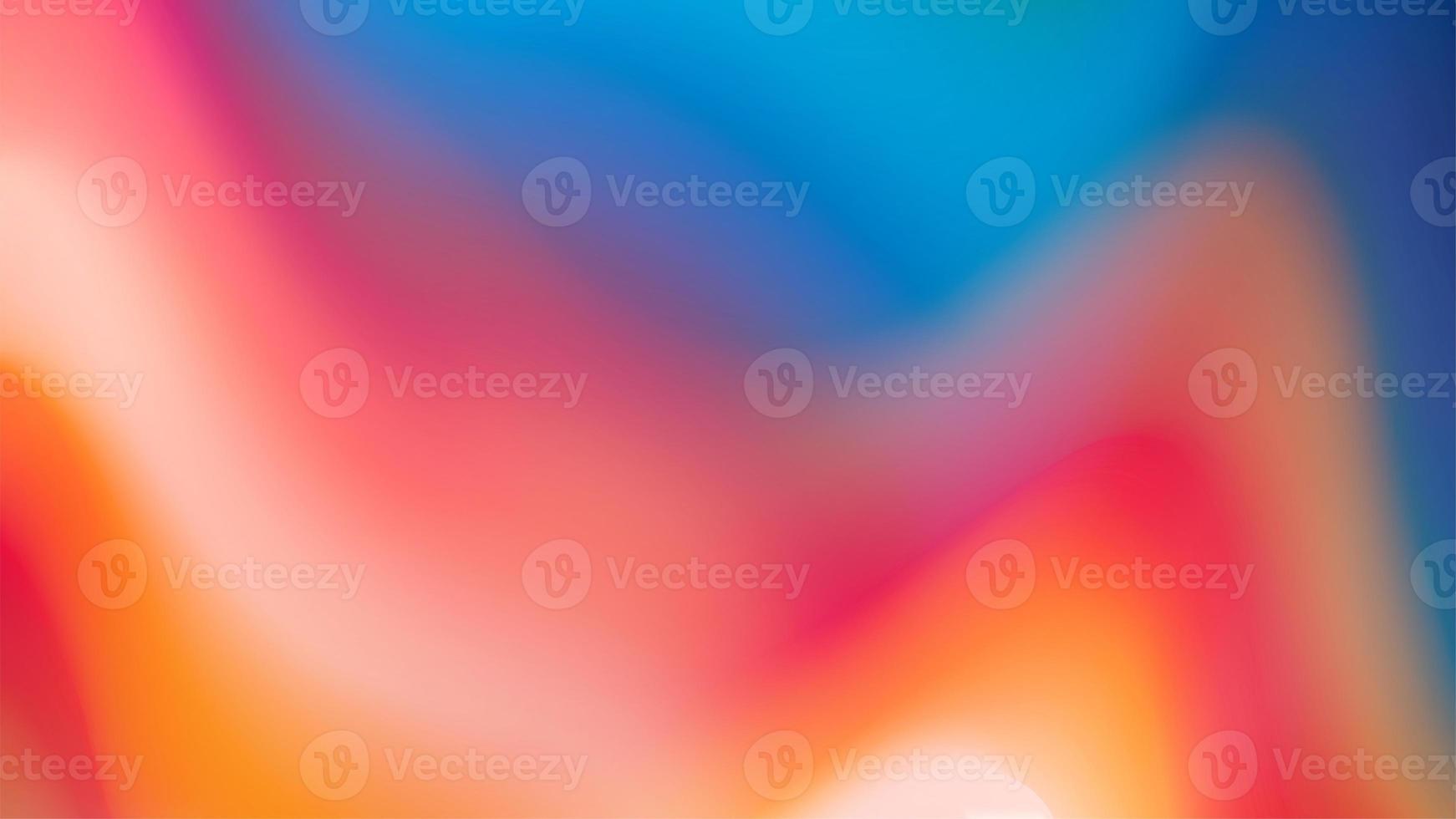 Multicolored Liquid Vibrant Gradient, holographic fluid, Smooth transitions of iridescent colors photo
