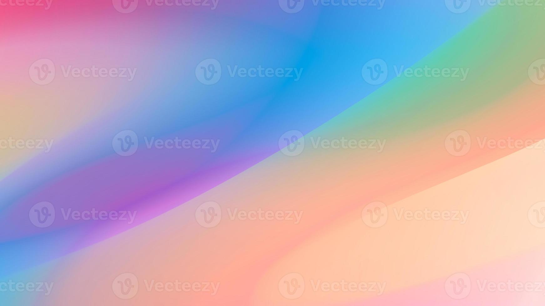 Multicolored Vibrant Gradient Abstract Liquid Marble Background, holographic fluid, Smooth transitions of iridescent colors photo