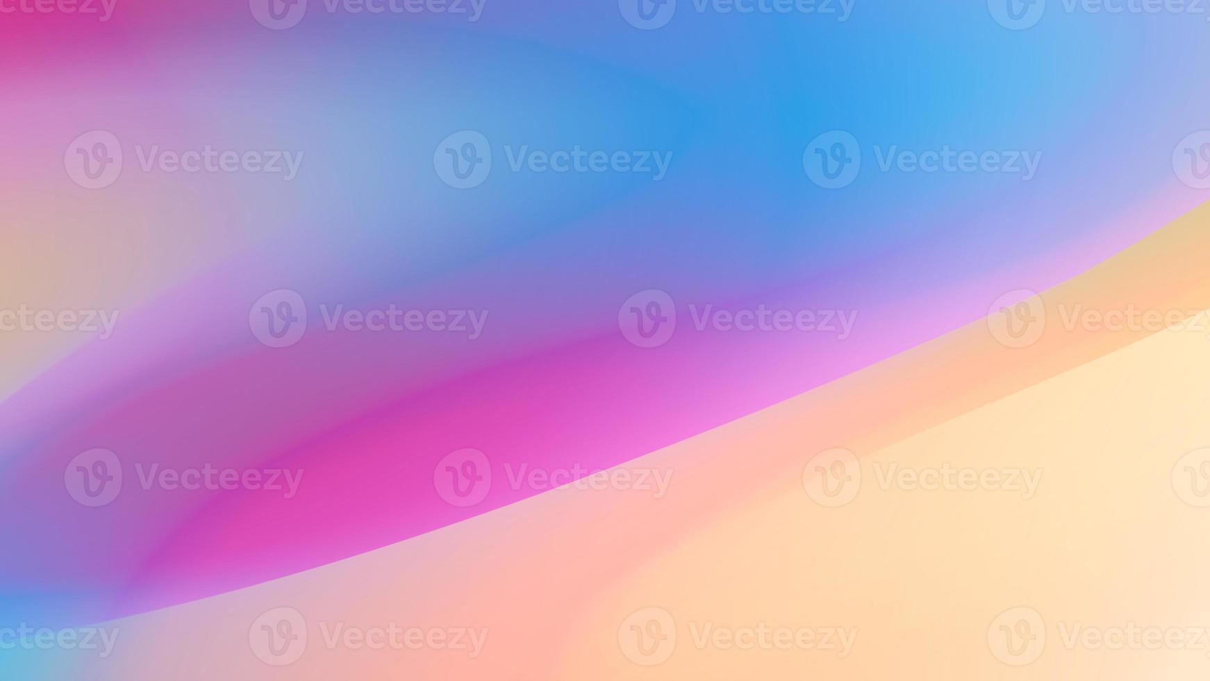 Multicolored Vibrant Gradient Abstract Liquid Marble Background, holographic fluid, Smooth transitions of iridescent colors photo