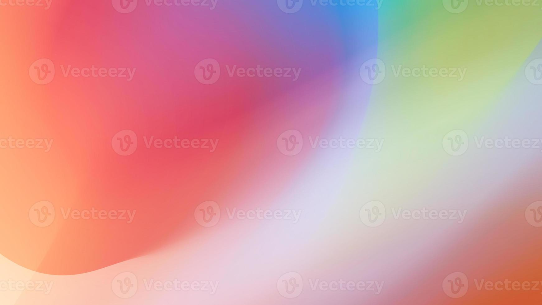 Multicolored Vibrant Gradient Abstract Liquid Marble Background, holographic fluid, Smooth transitions of iridescent colors photo