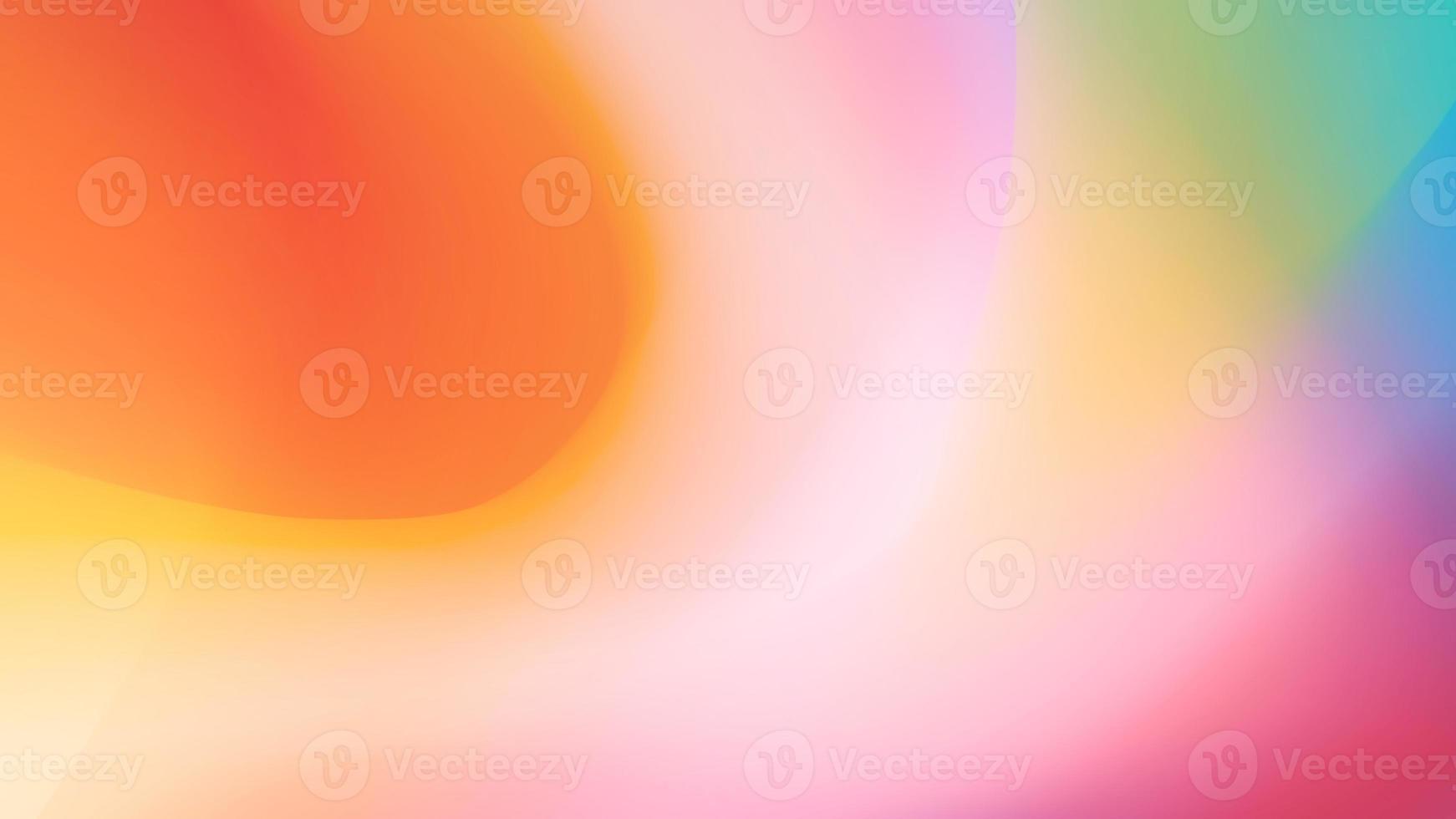 Multicolored Vibrant Gradient Abstract Liquid Marble Background, holographic fluid, Smooth transitions of iridescent colors photo