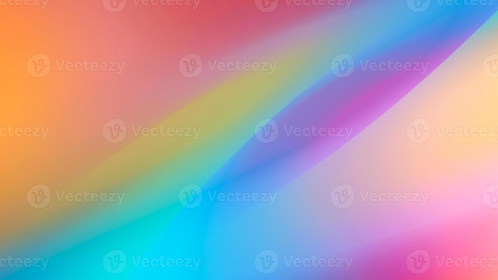 Multicolored Vibrant Gradient Abstract Liquid Marble Background, holographic fluid, Smooth transitions of iridescent colors photo