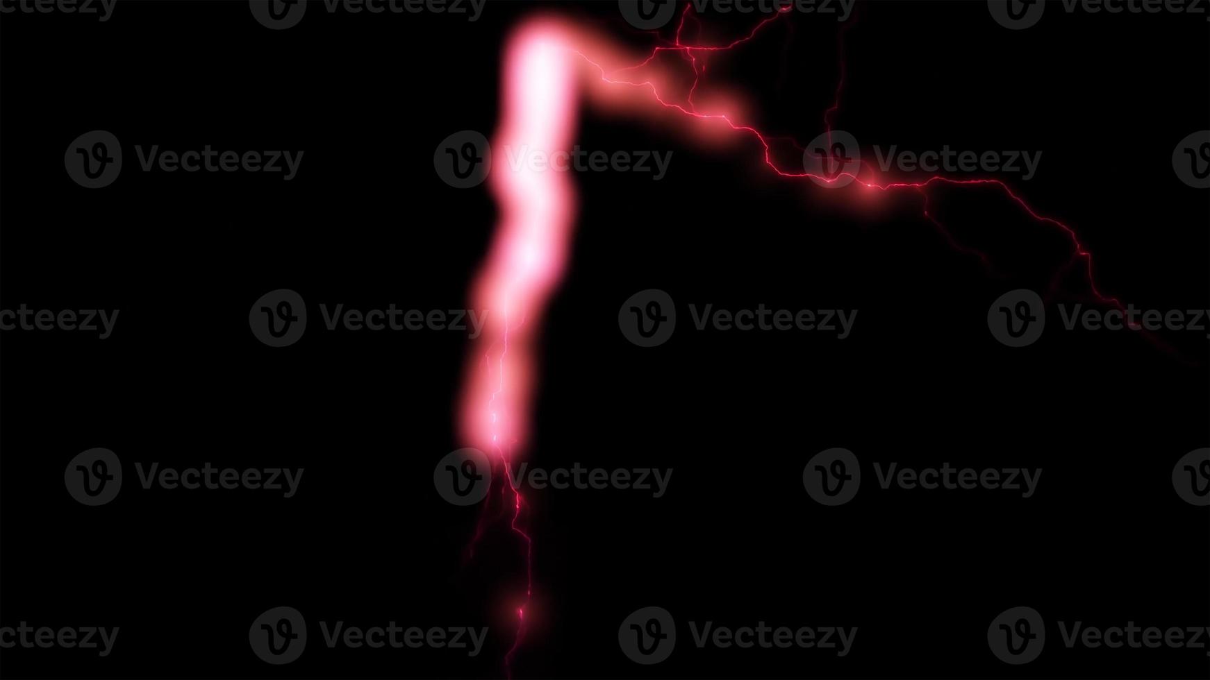 Lightning Strike and Dramatic Thunderstorm photo