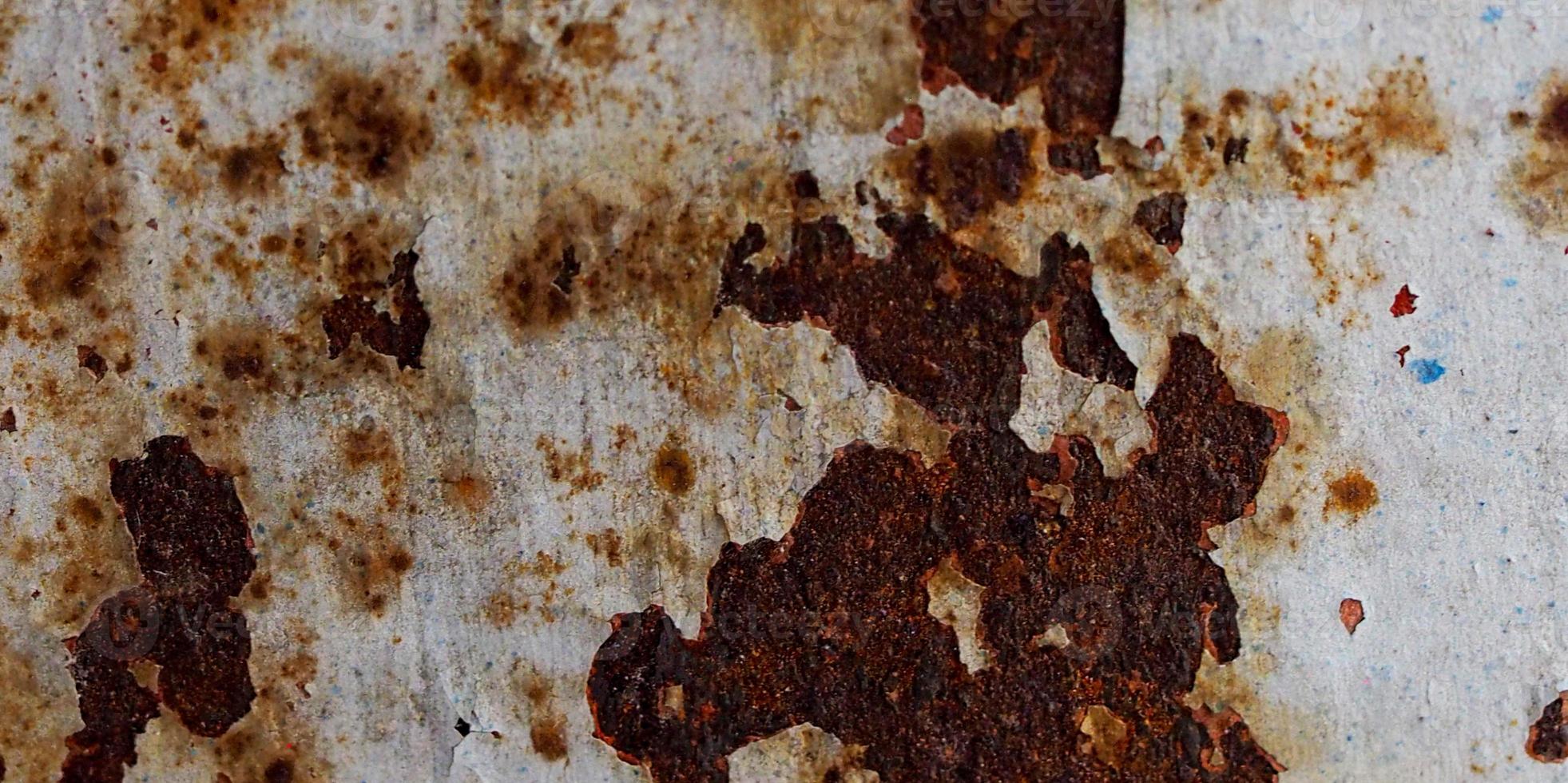 Background with rust, brown rusty iron texture photo