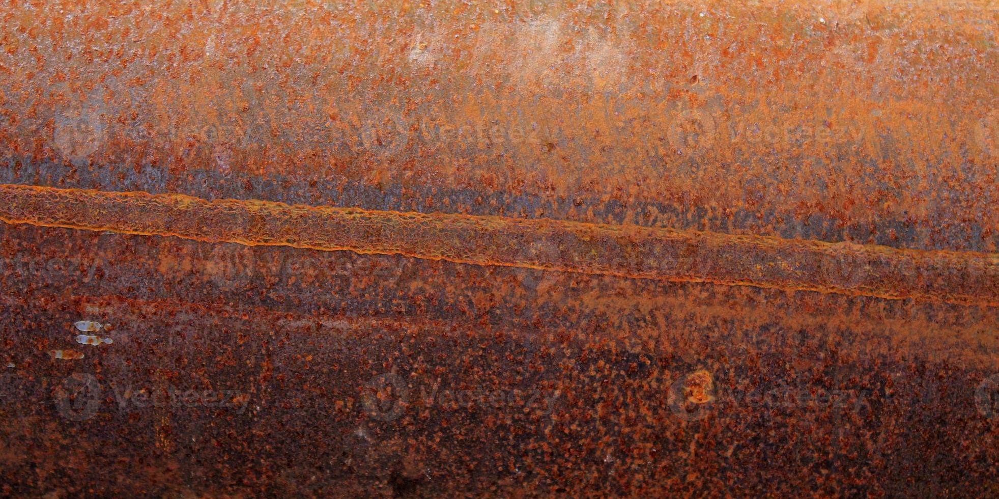 Background with rust, brown rusty iron texture photo