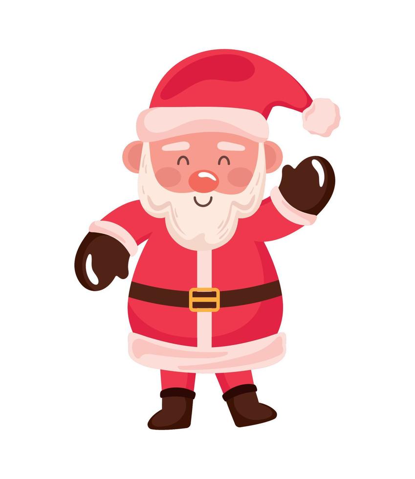 santa claus saludating vector