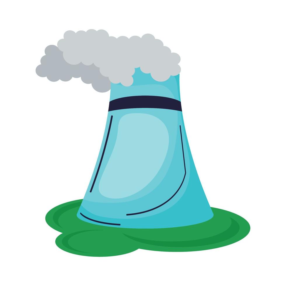 industrial building chimney vector