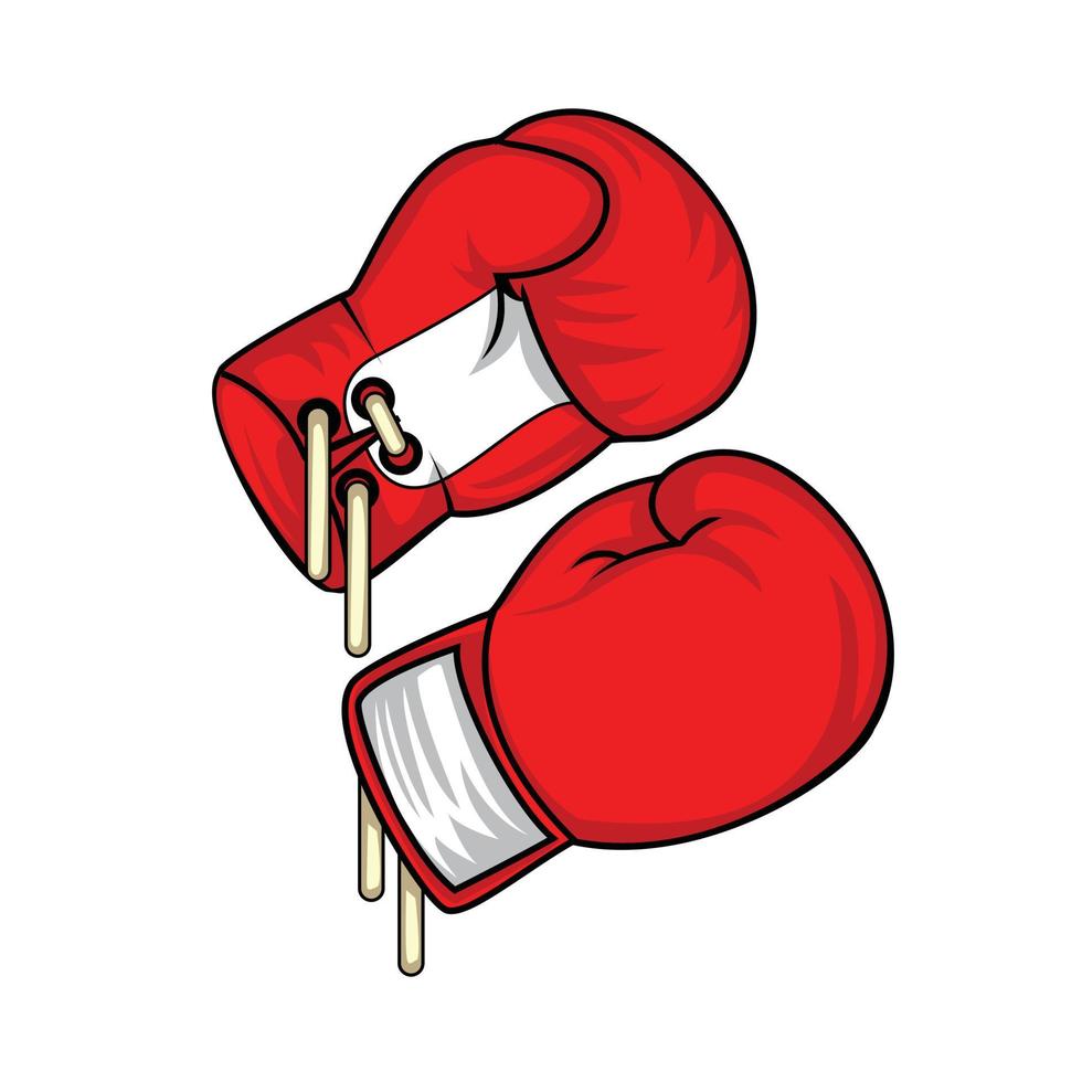 Red Boxing Gloves vector