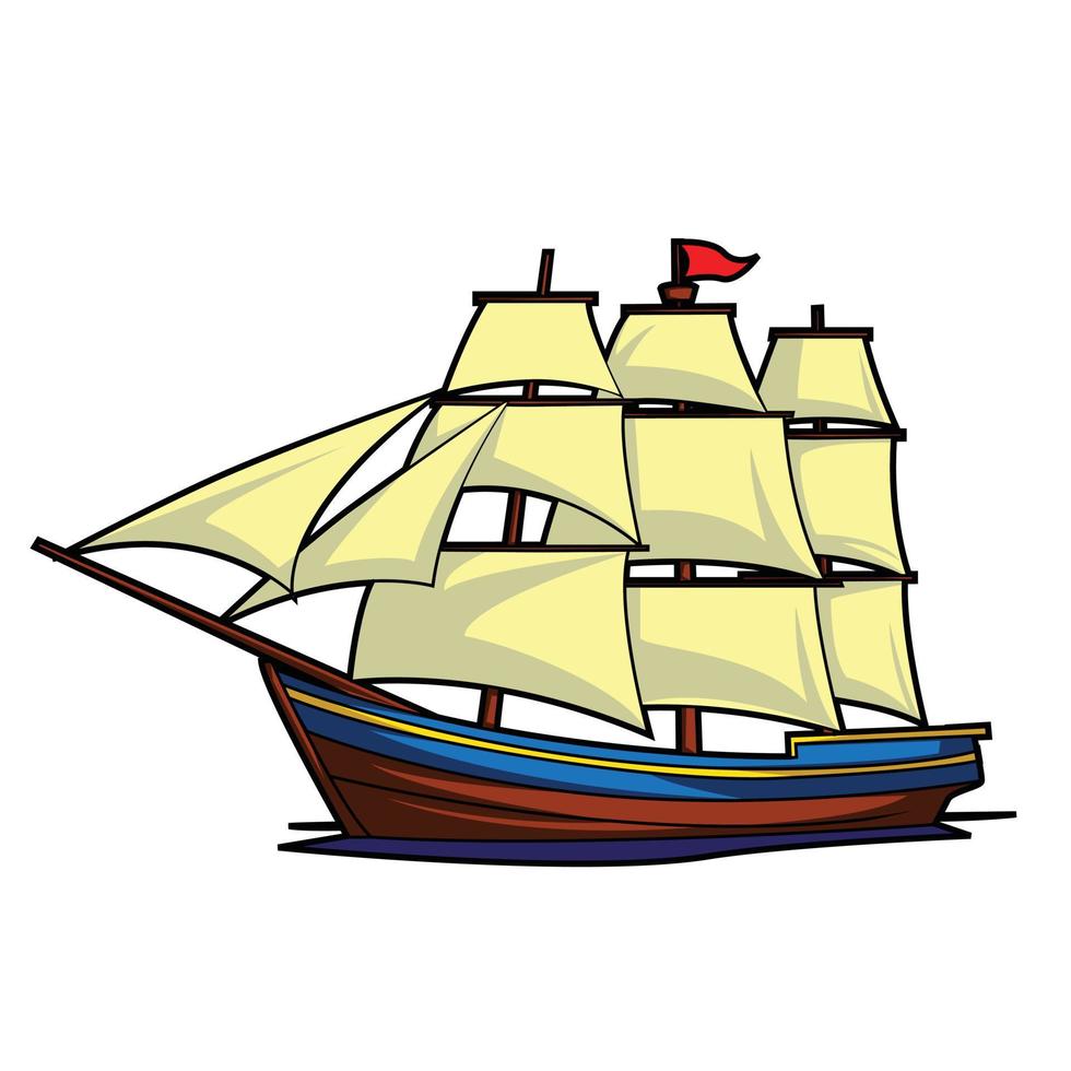 Ship Boat Illustration vector