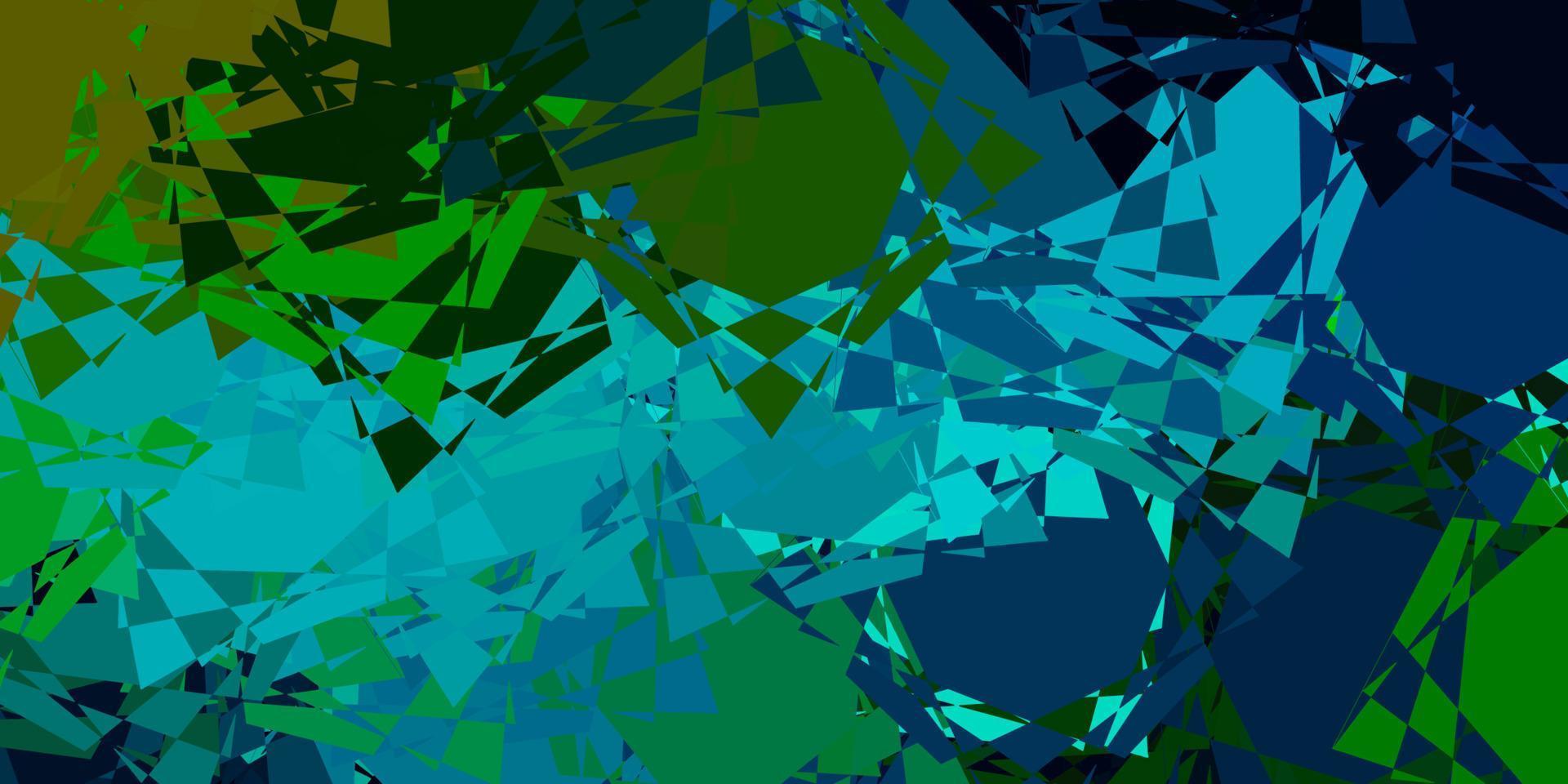 Dark Blue, Yellow vector backdrop with triangles, lines.
