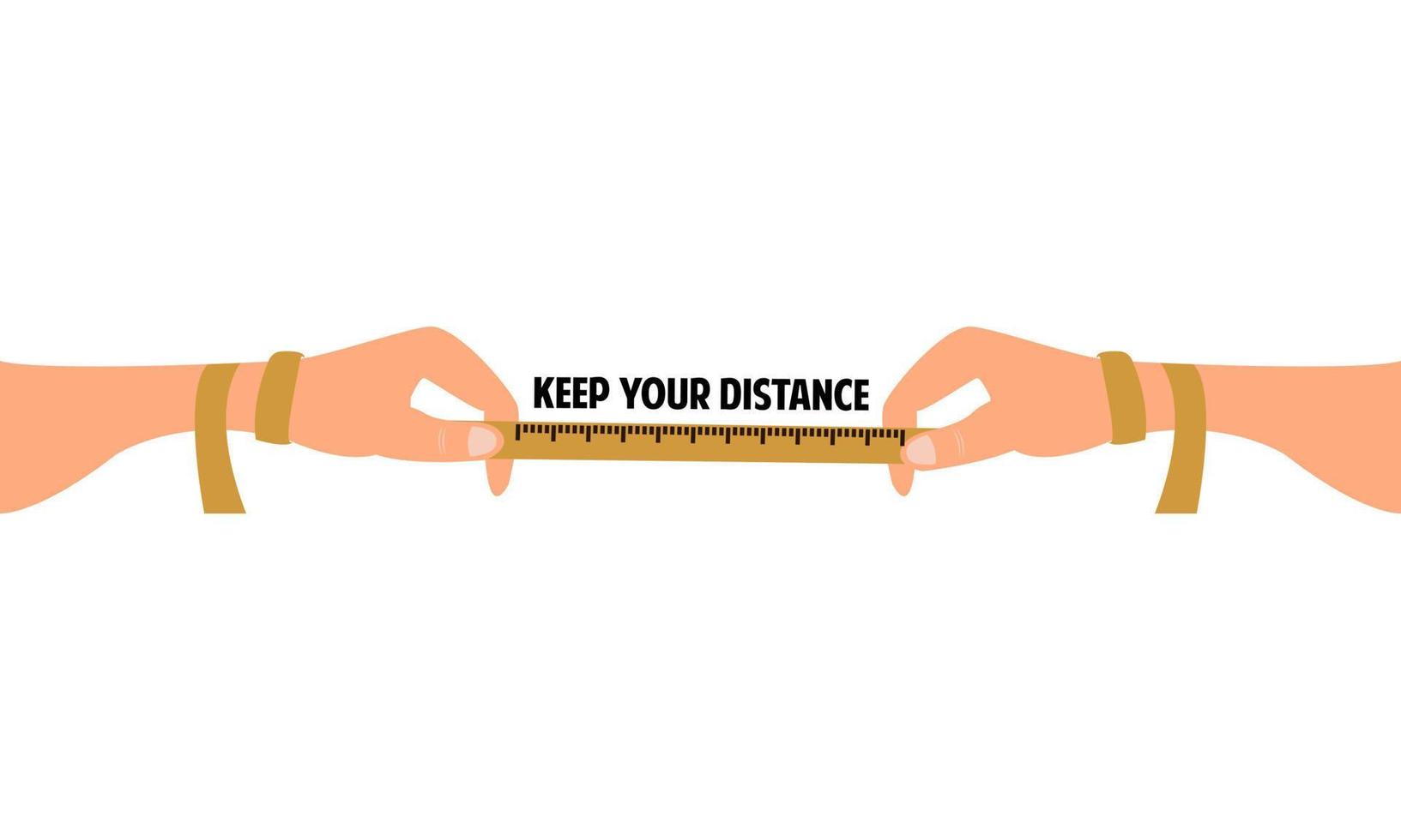 keep your distance. from people who will never admit they are wrong. and try to make its all your fault. vector illustration