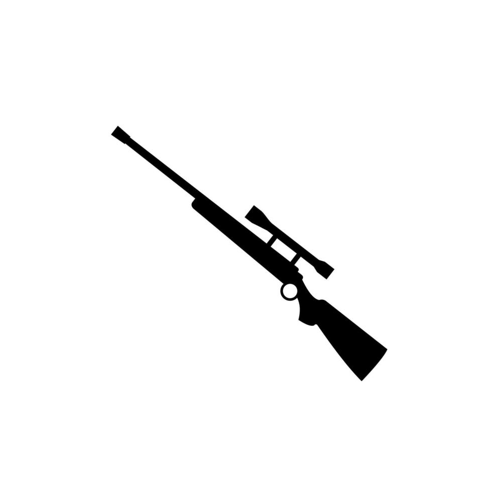 Sniper Rifle icon vector