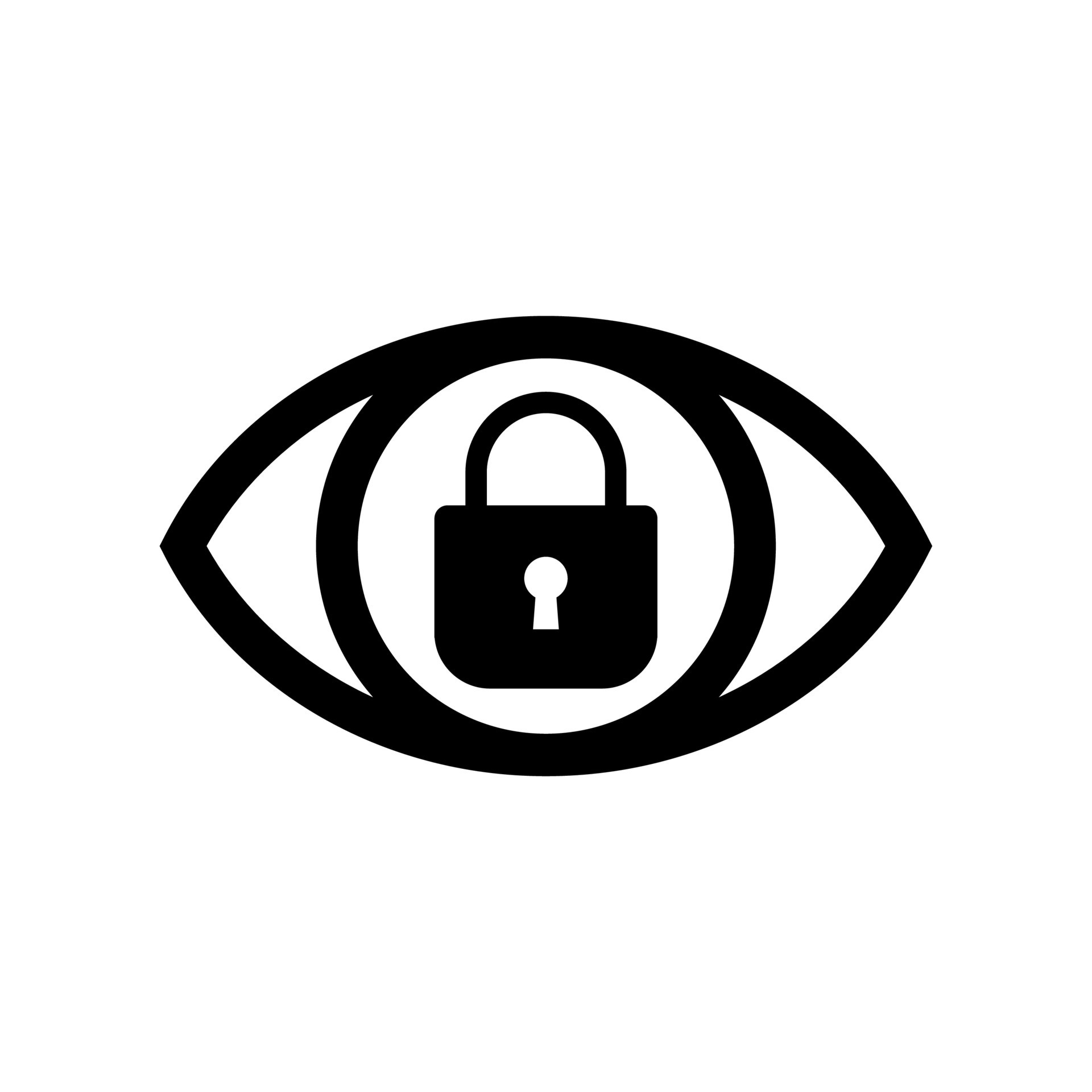 eye lock icon 14536096 Vector Art at Vecteezy