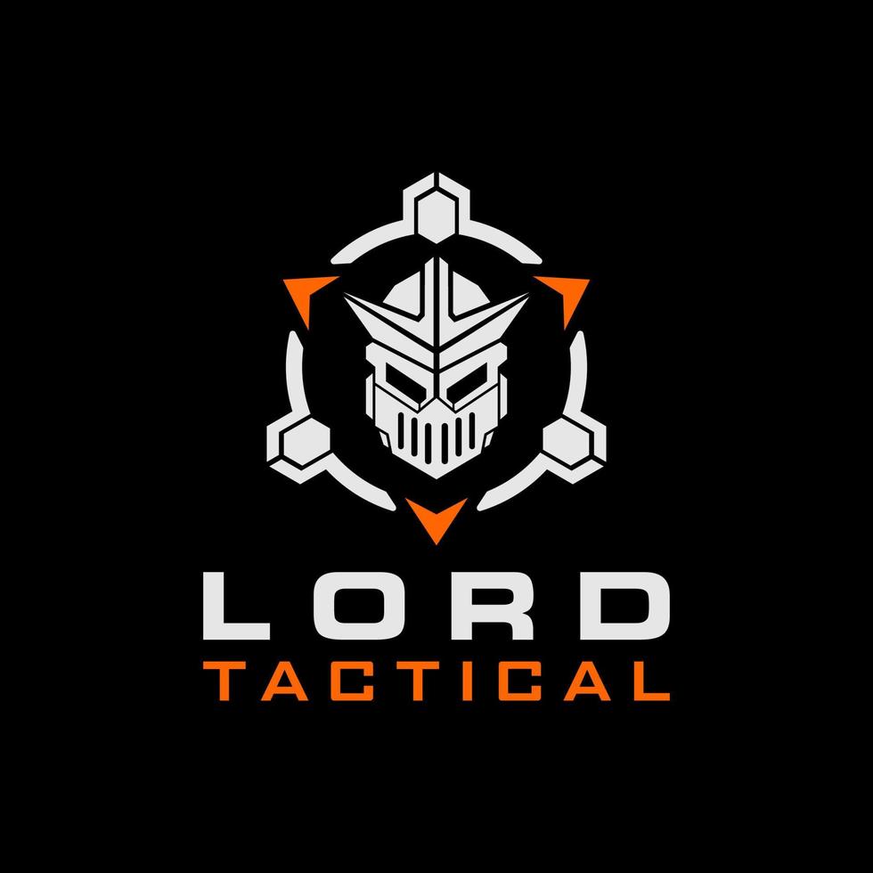 Lord Tactical Military logo design vector