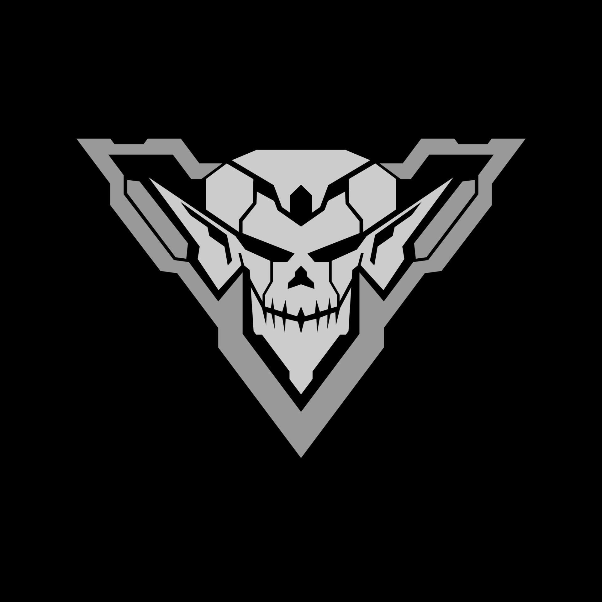 Tactical Skull badge Logo design Vector illustration 14536449