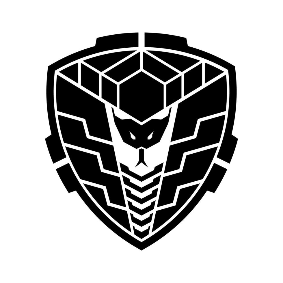 Cobra Badge Military Airsoft  Team Logo Template vector