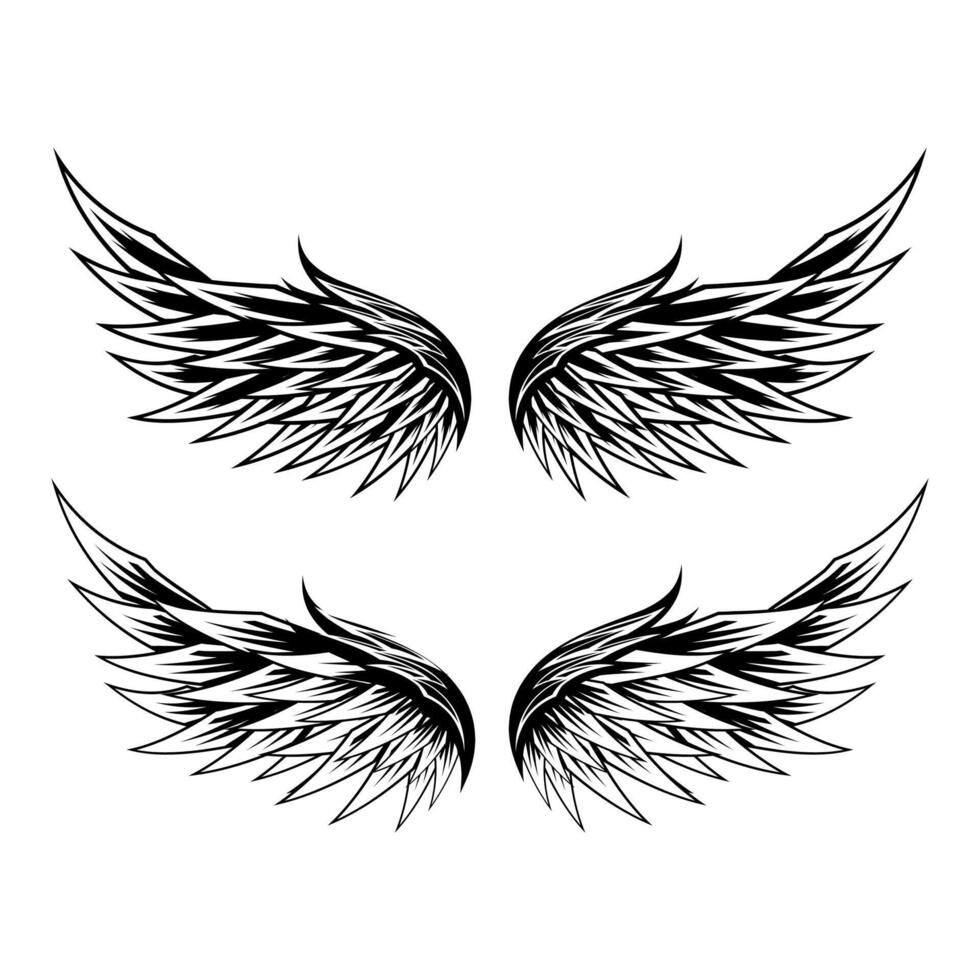 Angel Wings isolated vector template design 14536470 Vector Art at Vecteezy Angel Wings isolated vector template design 14536470 Vector Art at Vecteezy