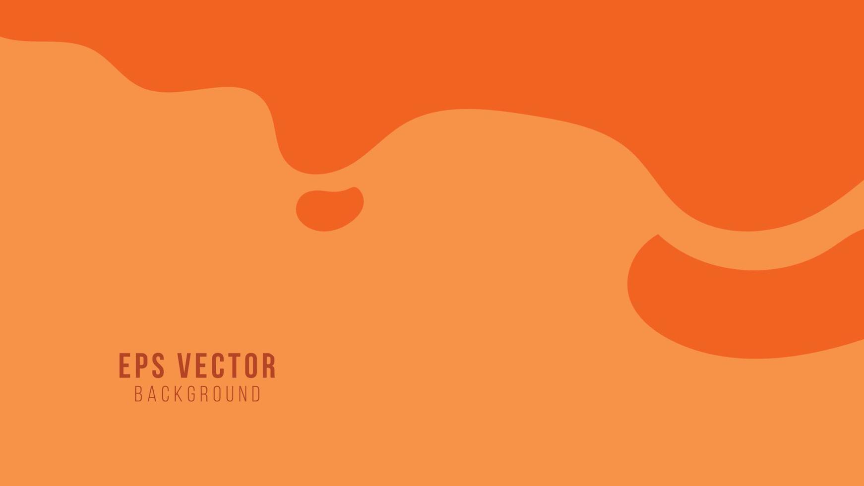 Orange Liquid background EPS Vector Editable