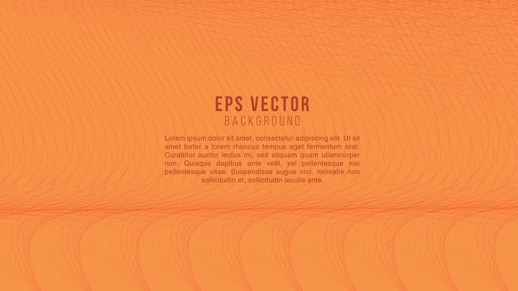 Orange Line Art Background Abstract EPS Vector