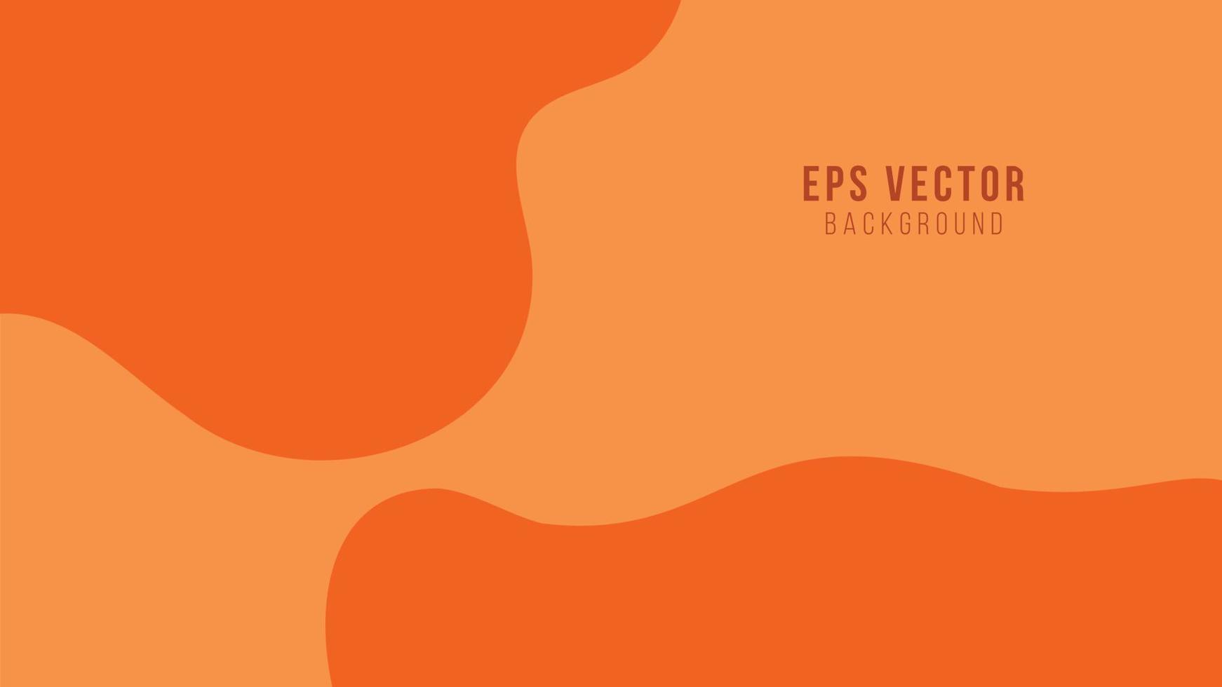 Orange Liquid background EPS Vector Editable