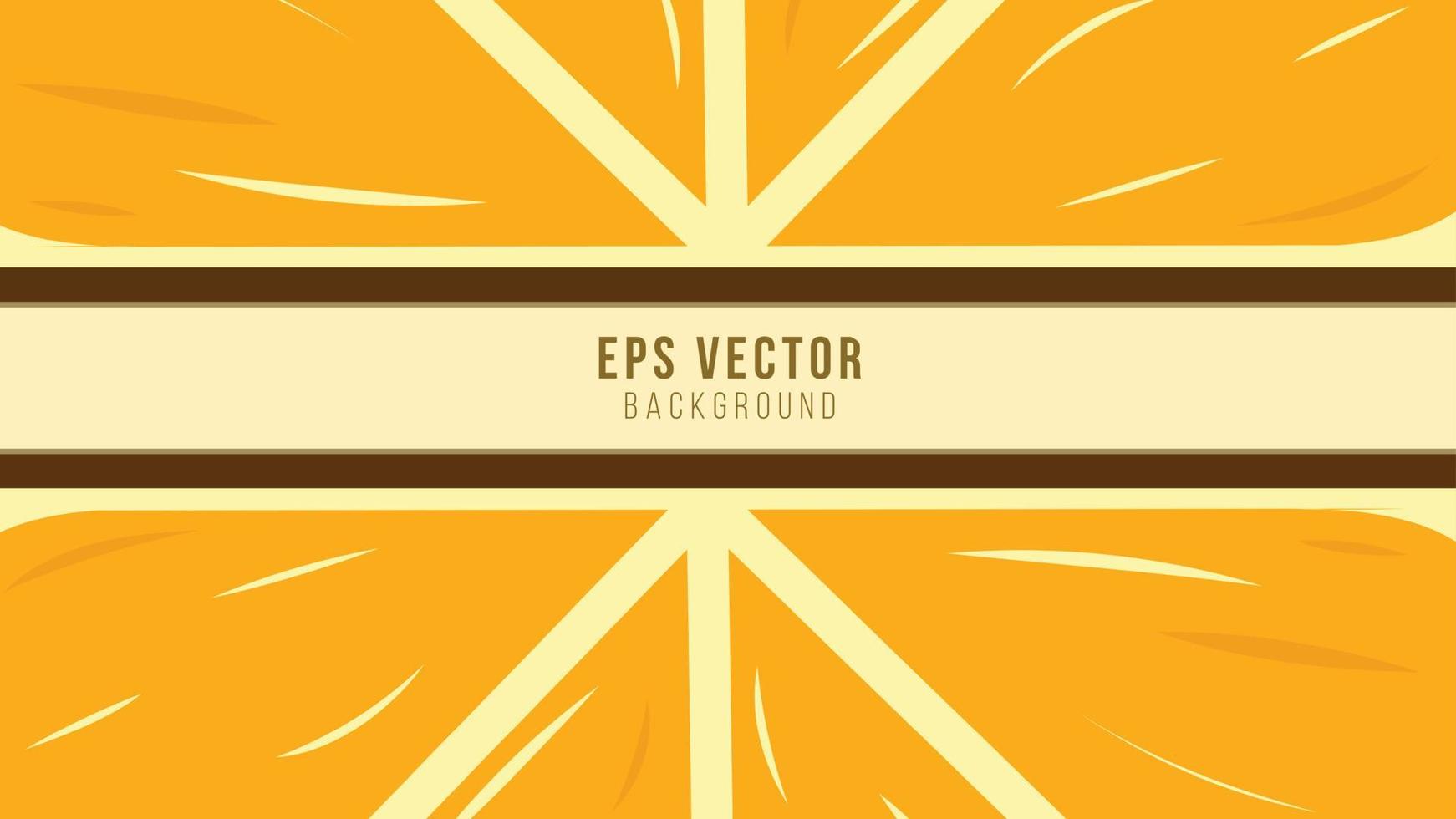 Orange Fruit Shape Background Abstract EPS Vector
