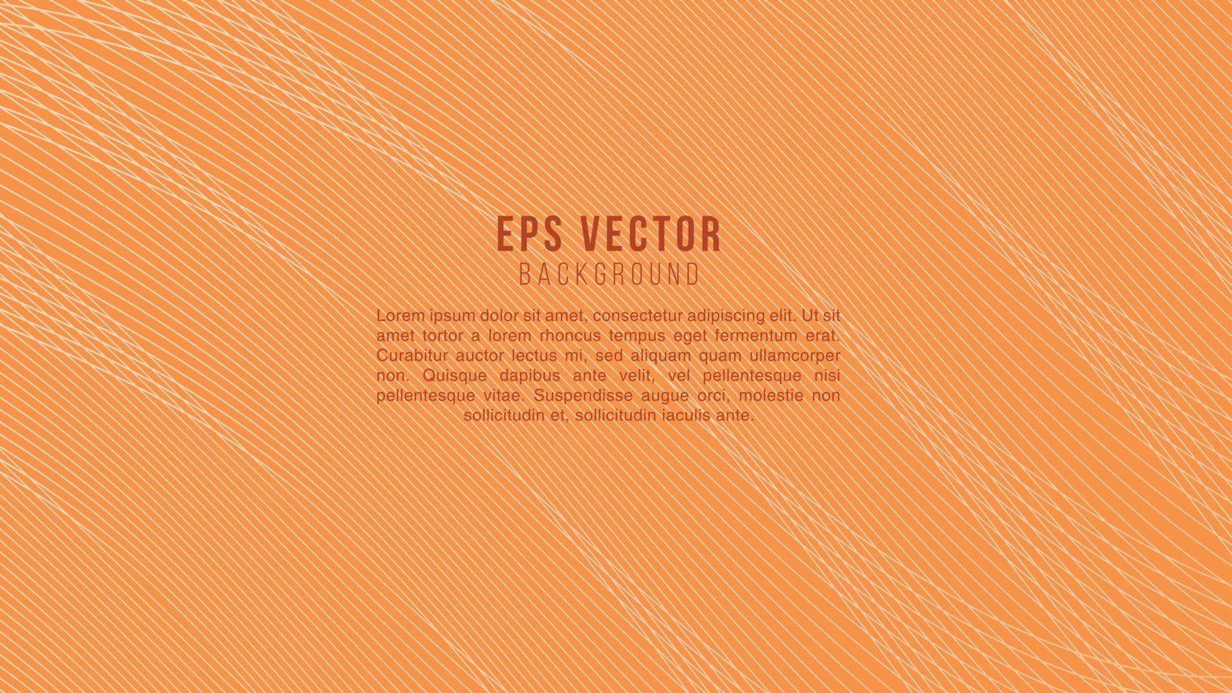 Orange Line Art Background Abstract EPS Vector
