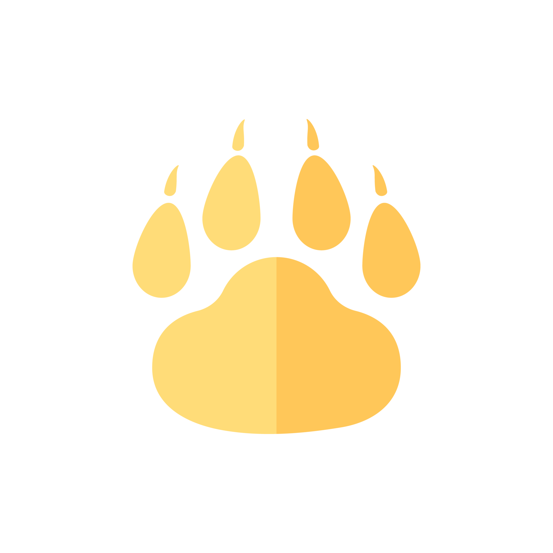 Dog and cat paws with sharp claws. cute animal footprints 14536762 PNG