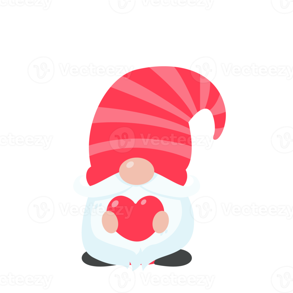 Christmas gnome. A little gnome wearing a red woolen hat. celebrate on christmas png