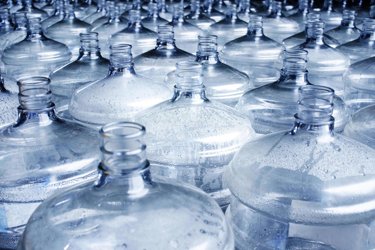 Pattern of 19 liter gallon plastic water bottle photo