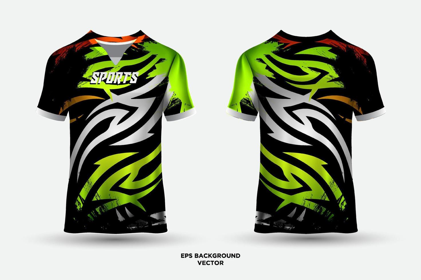 Modern mockup jersey design template vector