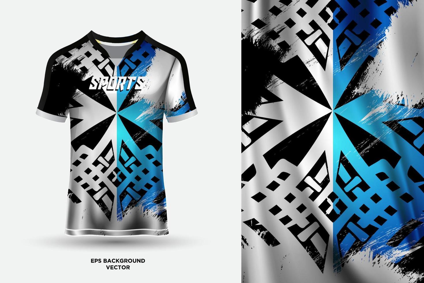 New modern sports jersey design background vector