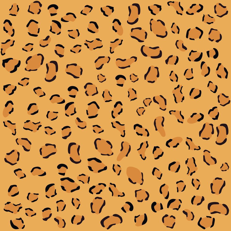 Leopard print pattern vector