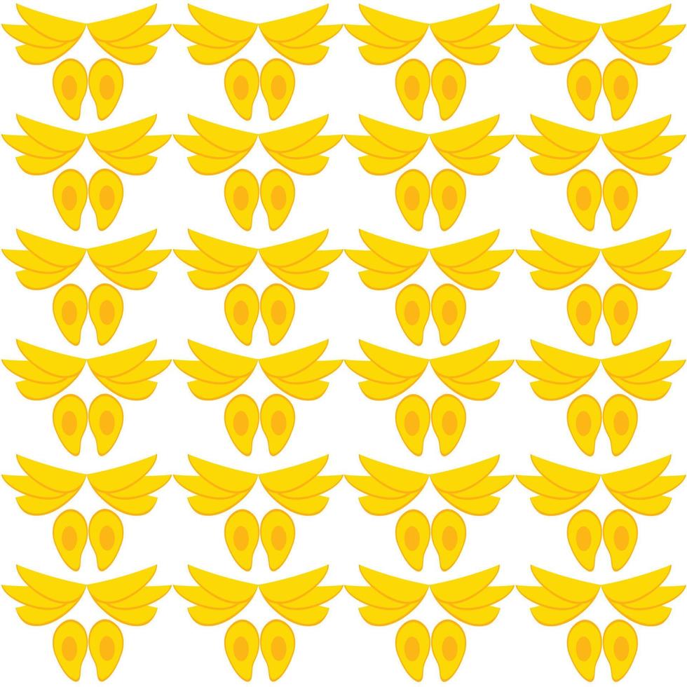 Mango seamless pattern vector