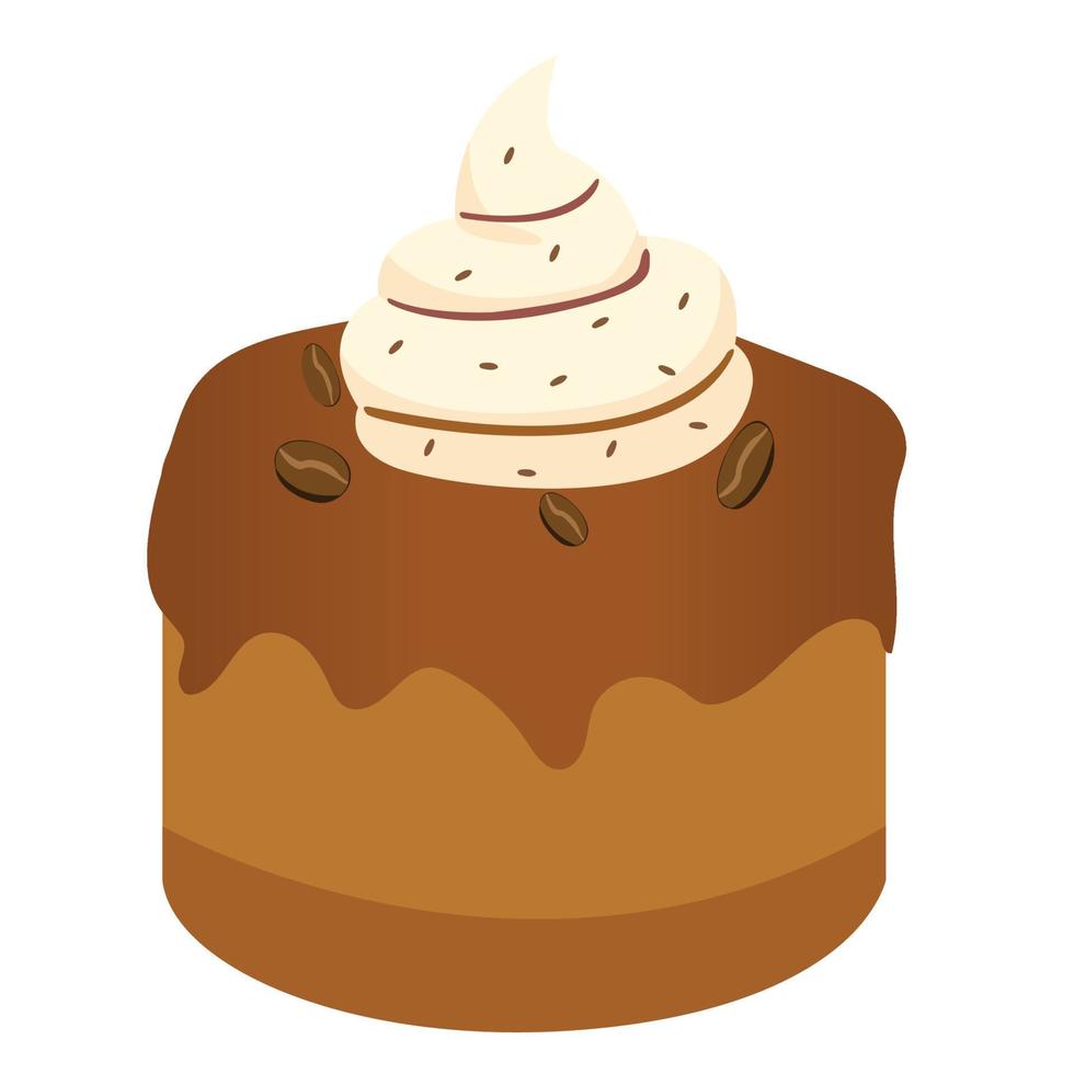Coffee Cake Vector