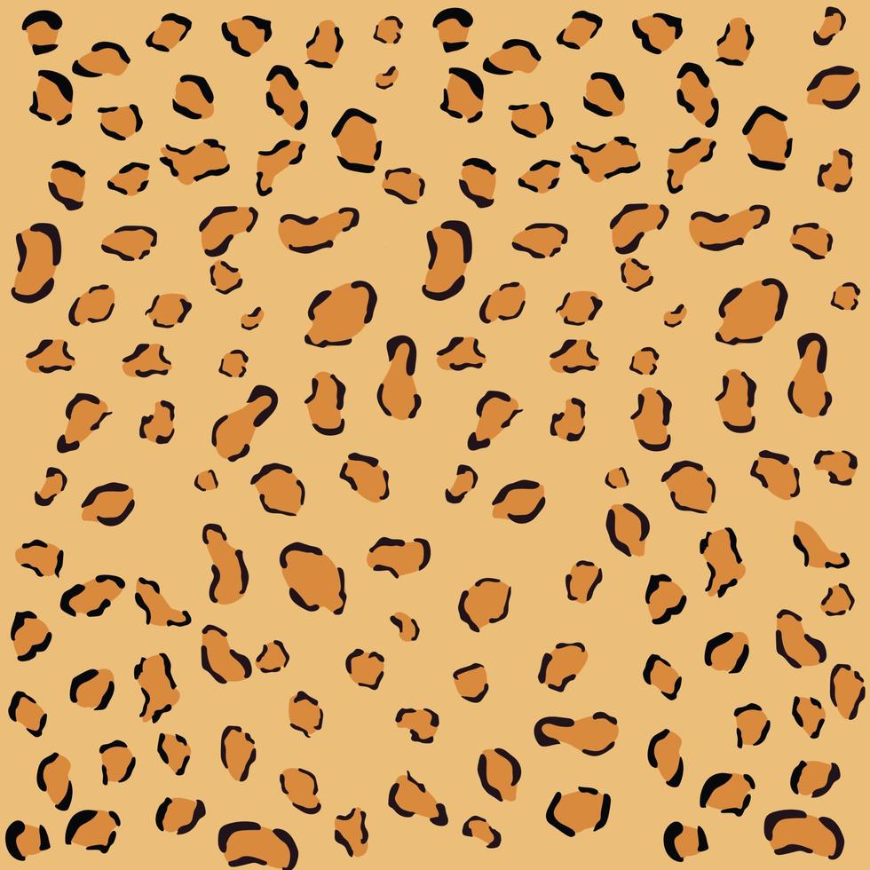 Leopard print pattern vector
