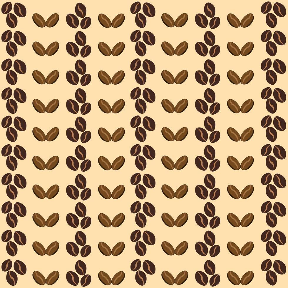 Coffee seamless pattern vector