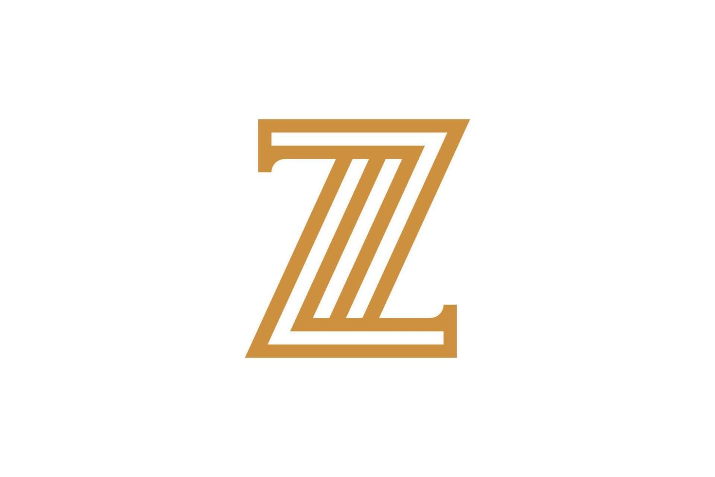 Creative Initial Z Monogram Logo vector