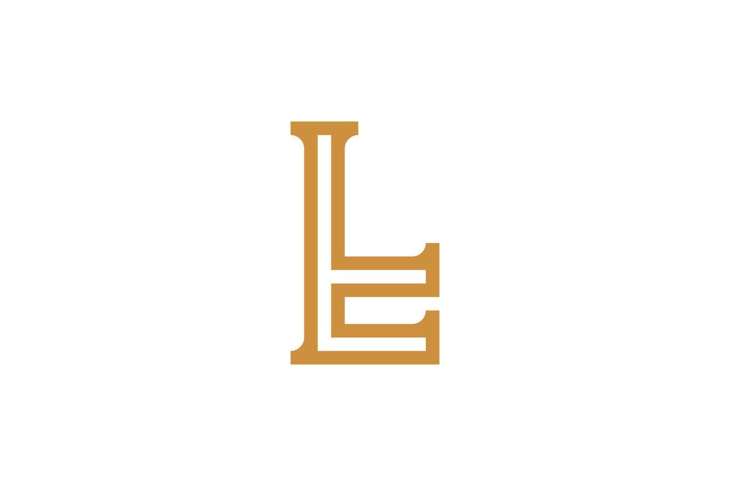 Flat Design Letter L Logo Template vector