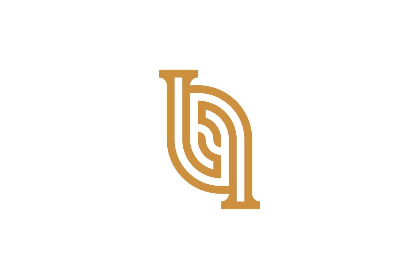 Flat Design Letter L Logo Template vector