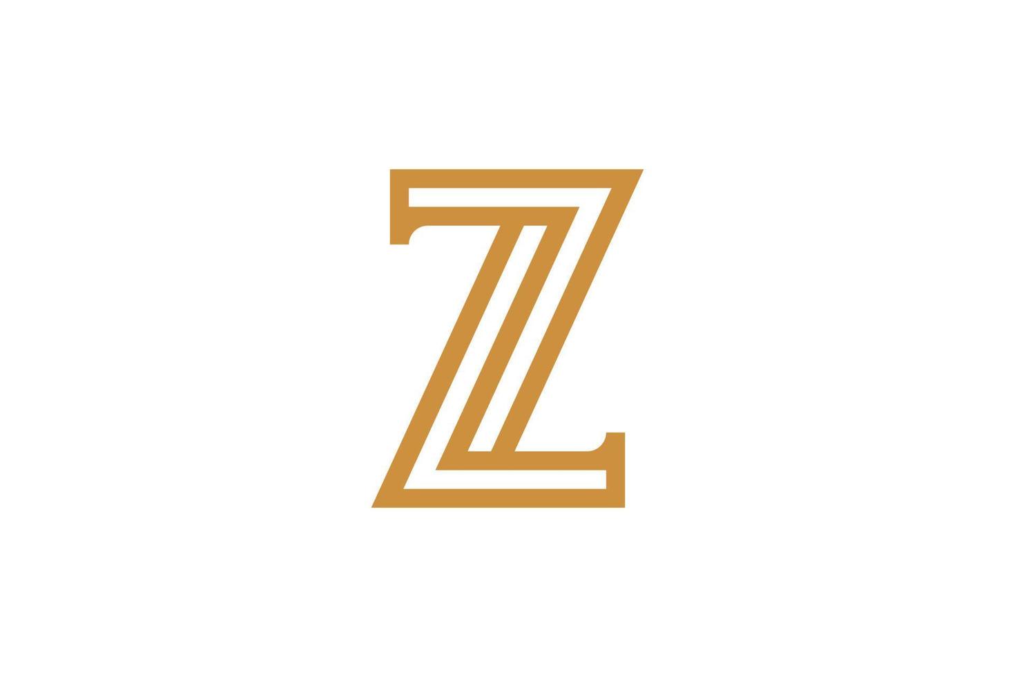 Creative Initial Z Monogram Logo vector