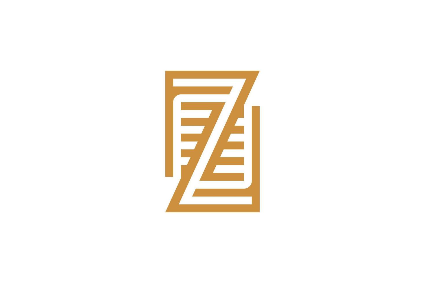 Creative Initial Z Monogram Logo vector