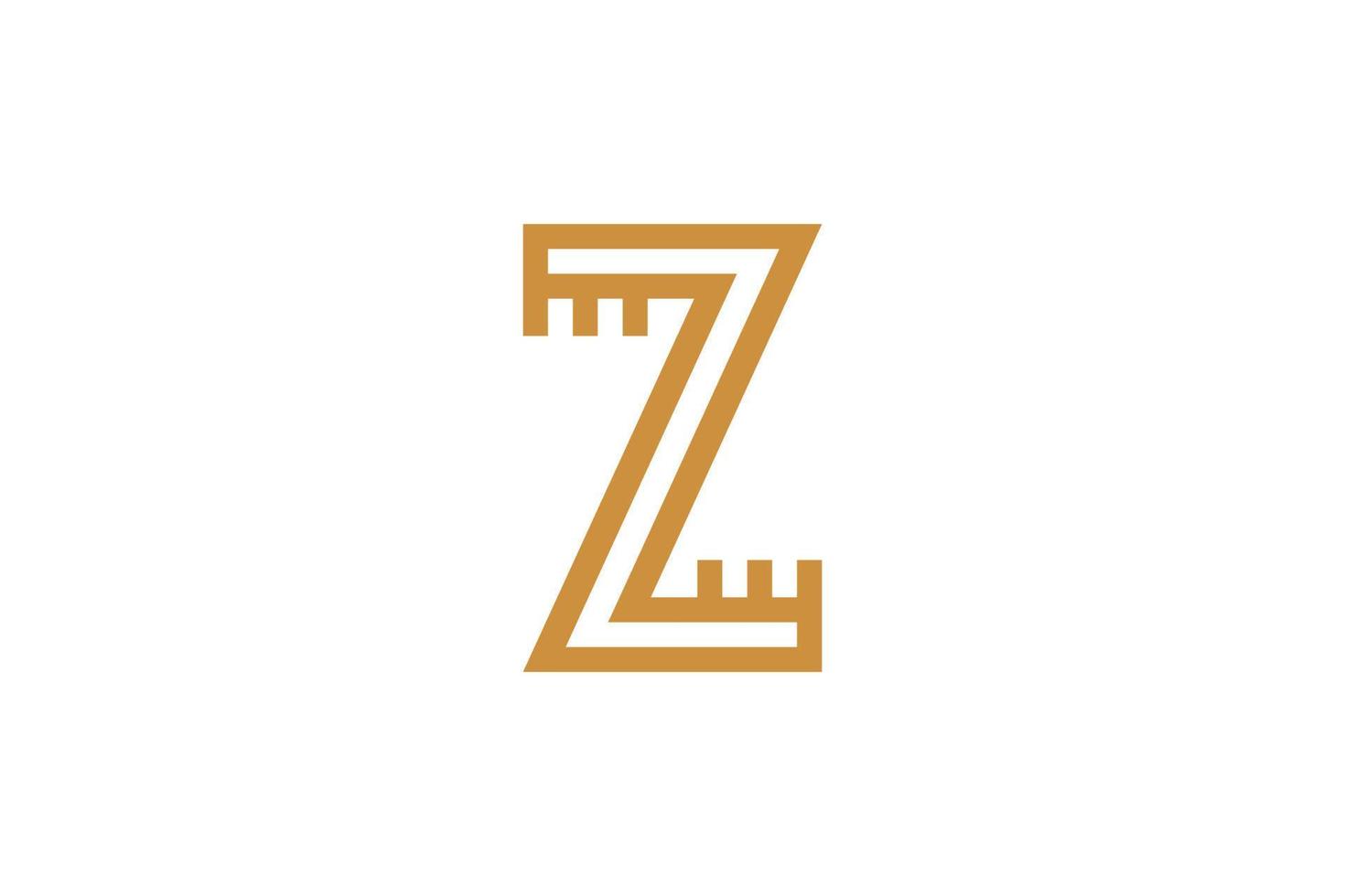 Creative Initial Z Monogram Logo vector