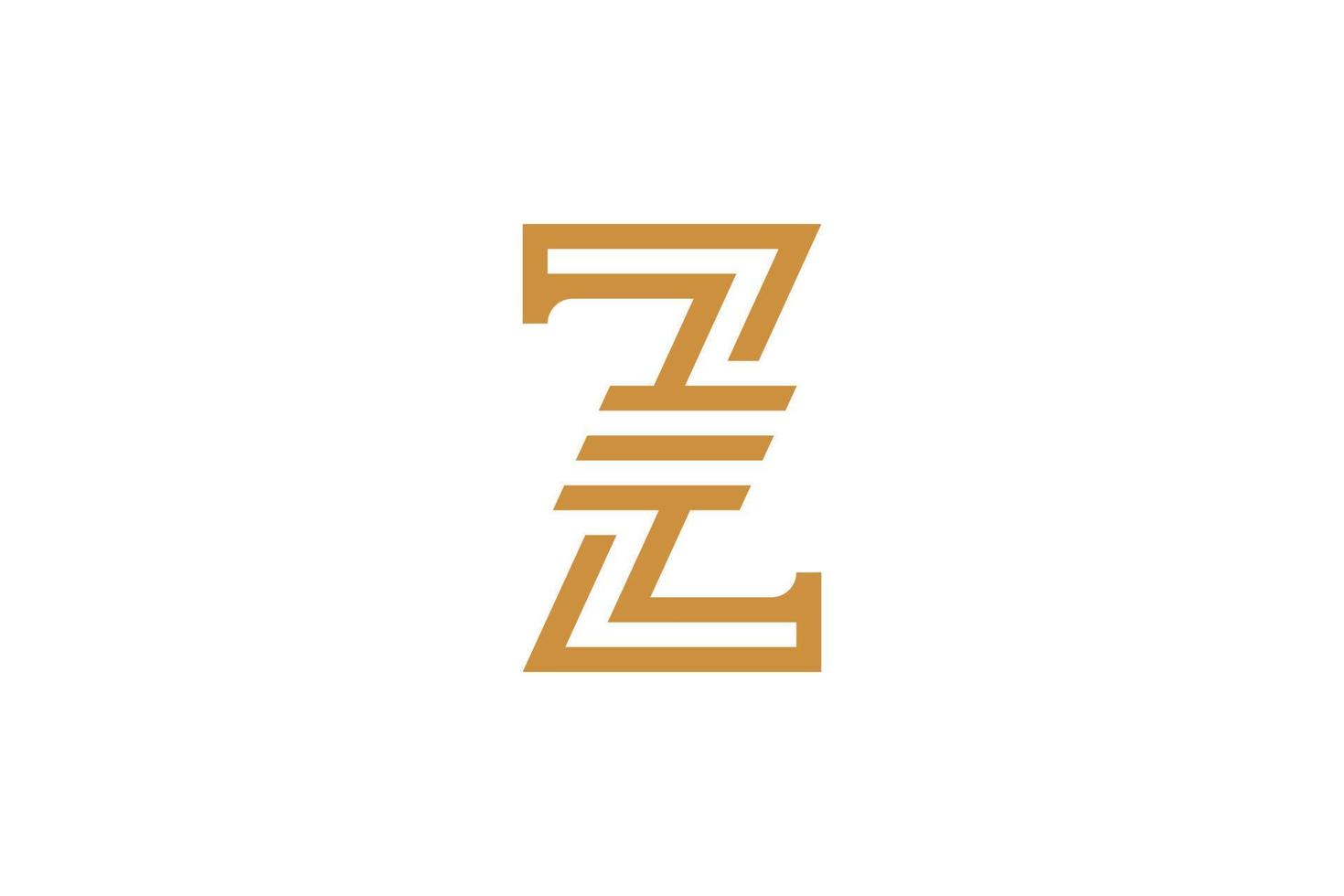 Creative Initial Z Monogram Logo vector