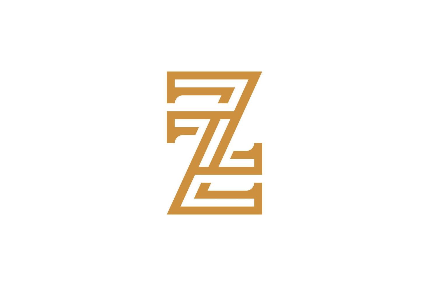 Creative Initial Z Monogram Logo vector