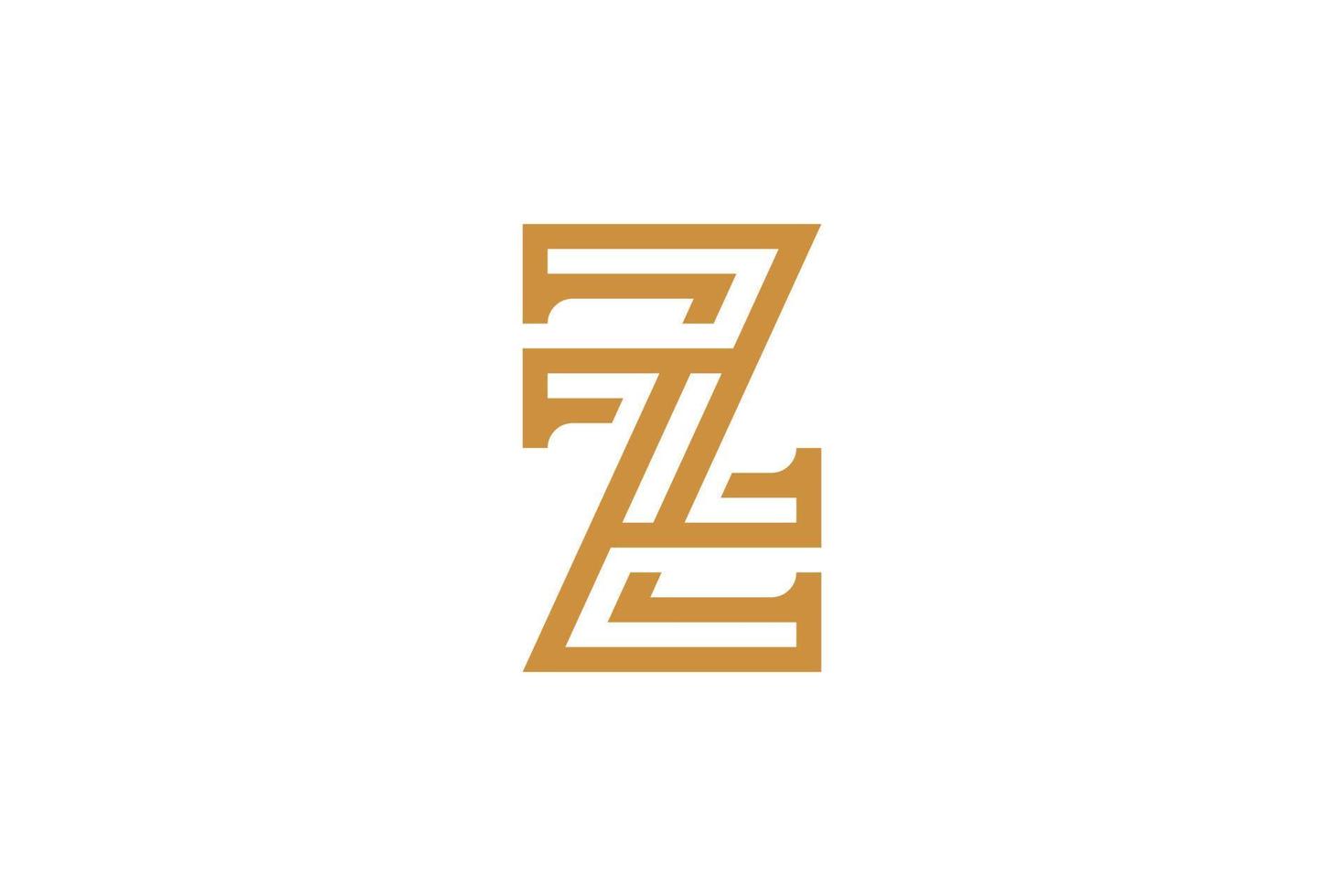 Creative Initial Z Monogram Logo vector