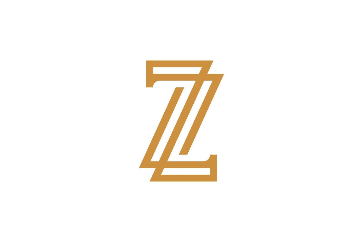 Creative Initial Z Monogram Logo vector