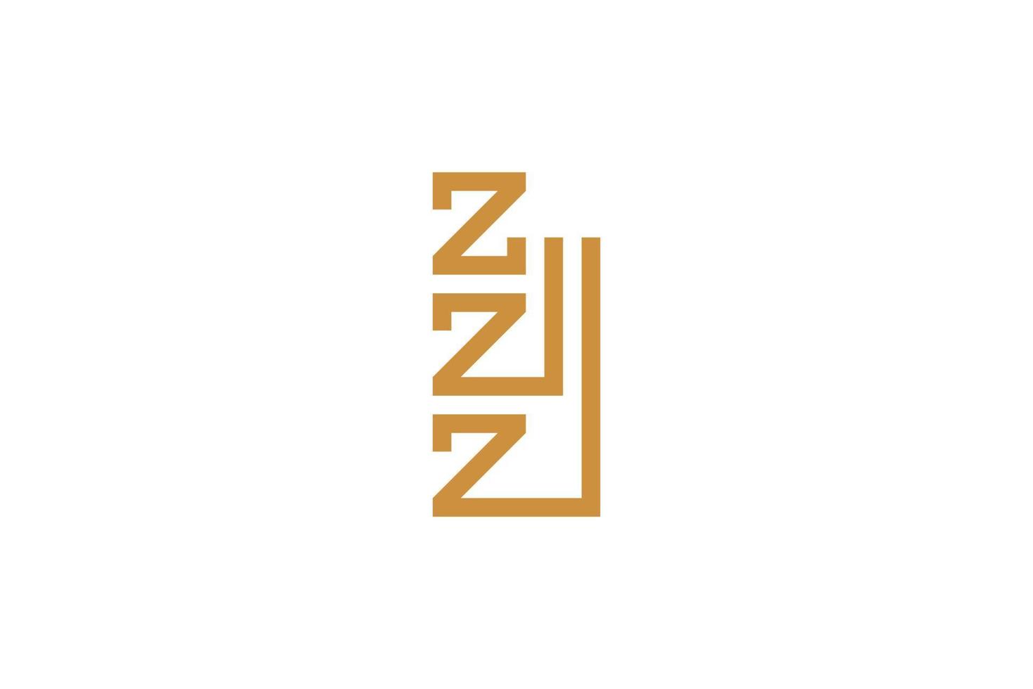 Creative Initial Z Monogram Logo vector