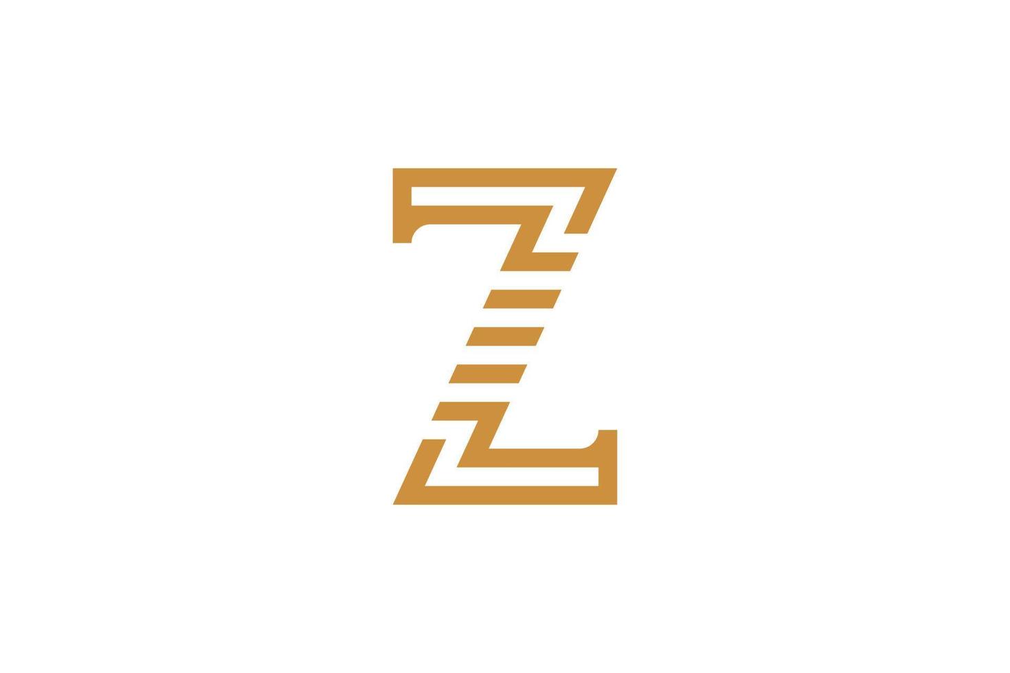 Creative Initial Z Monogram Logo vector