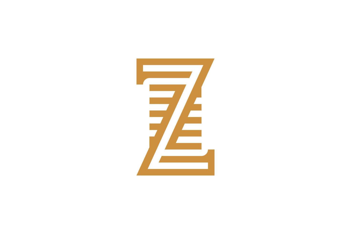 Creative Initial Z Monogram Logo vector